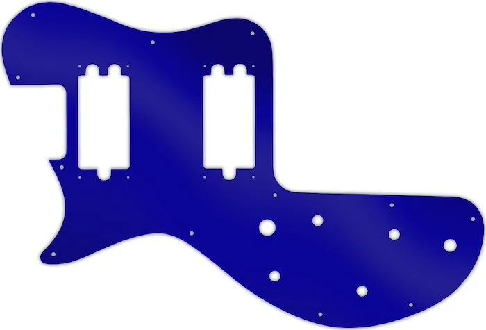 WD Custom Pickguard For Left Hand Gibson 1980-1984 Sonex #10DBU Dark Blue Mirror