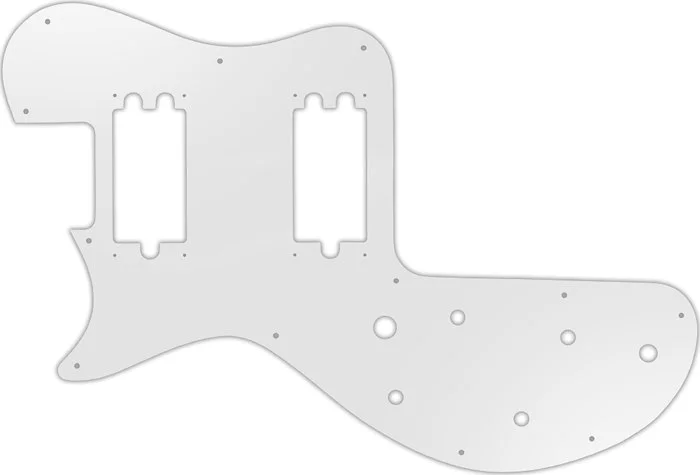 WD Custom Pickguard For Left Hand Gibson 1980-1984 Sonex #22 Translucent Milk White