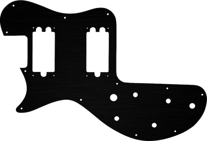 WD Custom Pickguard For Left Hand Gibson 1980-1984 Sonex #27 Simulated Black Anodized