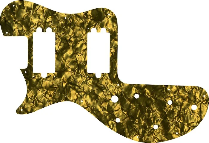 WD Custom Pickguard For Left Hand Gibson 1980-1984 Sonex #28GD Gold Pearl/Black/White/Black