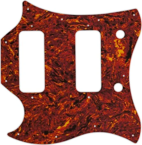 WD Custom Pickguard For Left Hand Gibson 2008 SG Classic #05P Tortoise Shell/Parchment