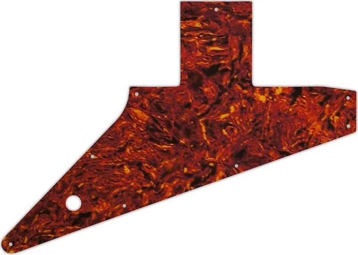 WD Custom Pickguard For Left Hand Gibson 2010-Present Explorer #05P Tortoise Shell/Parchment