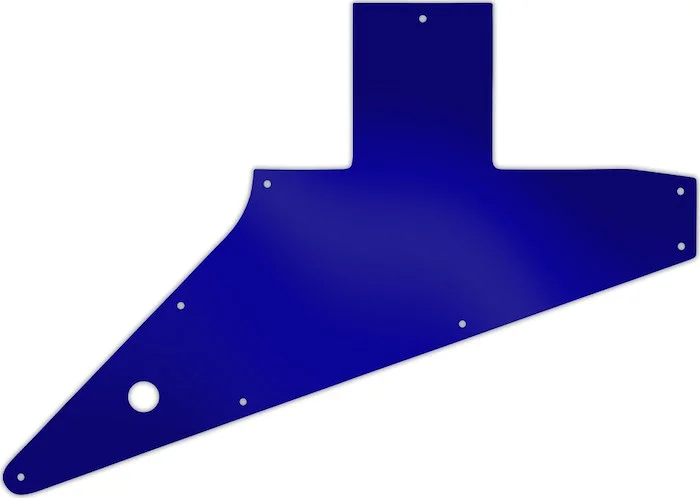 WD Custom Pickguard For Left Hand Gibson 2010-Present Explorer #10DBU Dark Blue Mirror