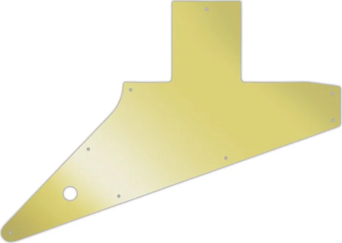 WD Custom Pickguard For Left Hand Gibson 2010-Present Explorer #10GD Gold Mirror