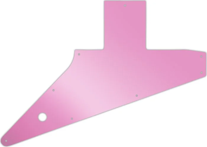 WD Custom Pickguard For Left Hand Gibson 2010-Present Explorer #10P Pink Mirror