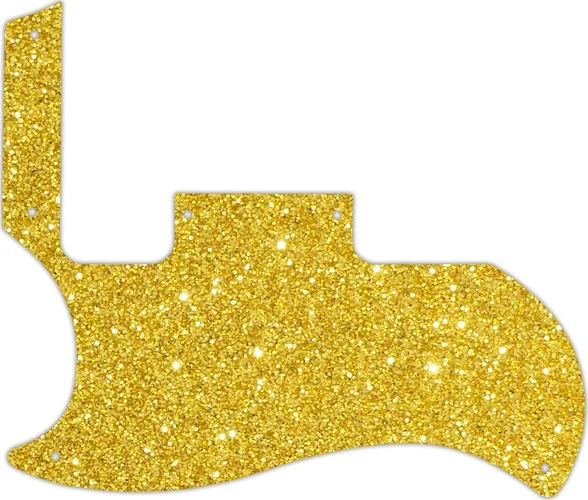 WD Custom Pickguard For Left Hand Gibson 2010-2012 '60s Tribute SG Special #60GS Gold Sparkle 