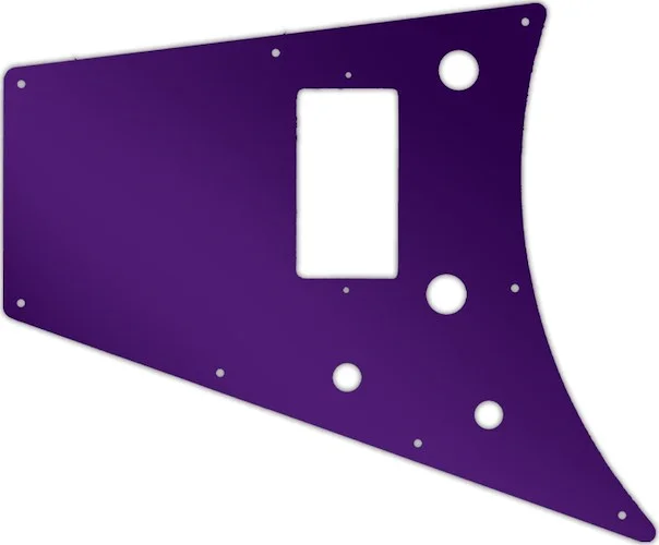 WD Custom Pickguard For Left Hand Gibson 2011 Flying V Melody Maker #10PR Purple Mirror