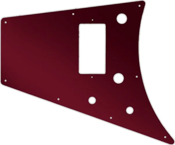WD Custom Pickguard For Left Hand Gibson 2011 Flying V Melody Maker #10R Red Mirror