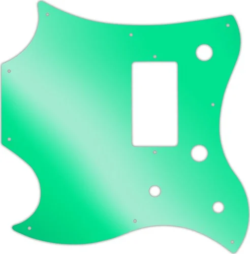 WD Custom Pickguard For Left Hand Gibson 2011 SG Style Melody Maker #10GR Green Mirror