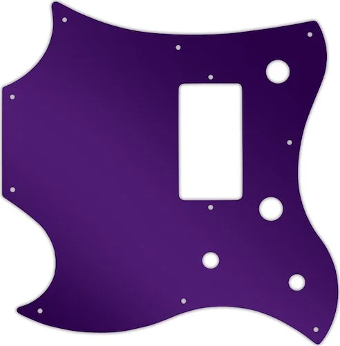 WD Custom Pickguard For Left Hand Gibson 2011 SG Style Melody Maker #10PR Purple Mirror