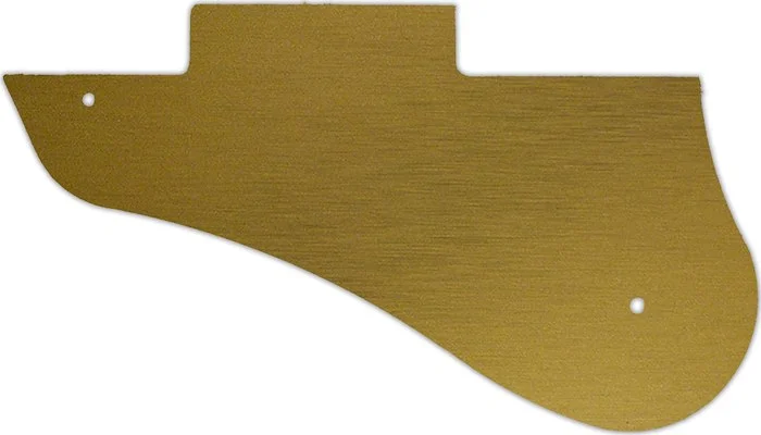 WD Custom Pickguard For Left Hand Gibson 2012 Midtown Custom #14 Simulated Brushed Gold/Black PVC