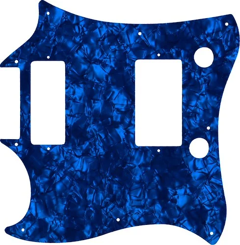 WD Custom Pickguard For Left Hand Gibson 2014 Limited Edition Exclusive Run SG 24 Fret With Firebird Mini Humbucker #28DBP Dark Blue Pearl/Black/White/Black