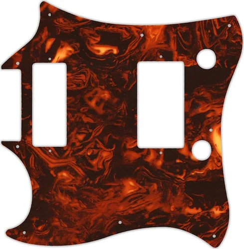 WD Custom Pickguard For Left Hand Gibson 2014 Limited Edition Exclusive Run SG 24 Fret With Firebird Mini Humb