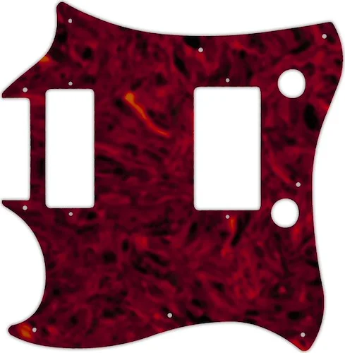 WD Custom Pickguard For Left Hand Gibson 2014 Limited Edition Exclusive Run SG 24 Fret With Firebird Mini Humb
