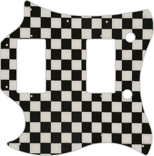 WD Custom Pickguard For Left Hand Gibson 2017-Present Modern SG Standard #CK01 Checkerboard Graphic