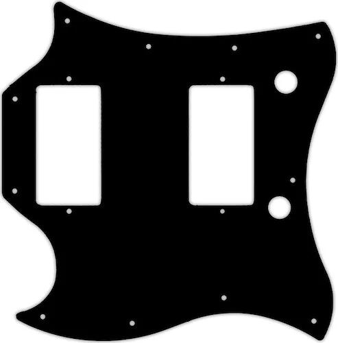 WD Custom Pickguard For Left Hand Gibson 2017-Present Modern SG Standard #29T Matte Black Thin