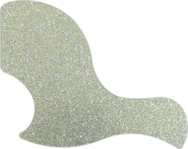 WD Custom Pickguard For Left Hand Gibson 2018 SG Junior #60SS Silver Sparkle 