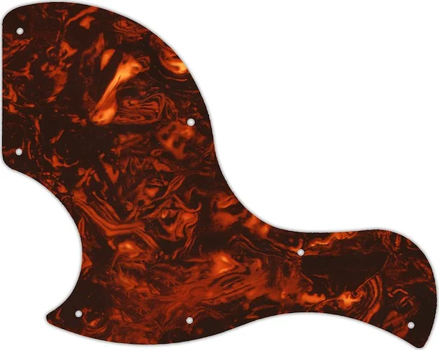 WD Custom Pickguard For Left Hand Gibson 2018 SG Junior #05F Faux Tortiose