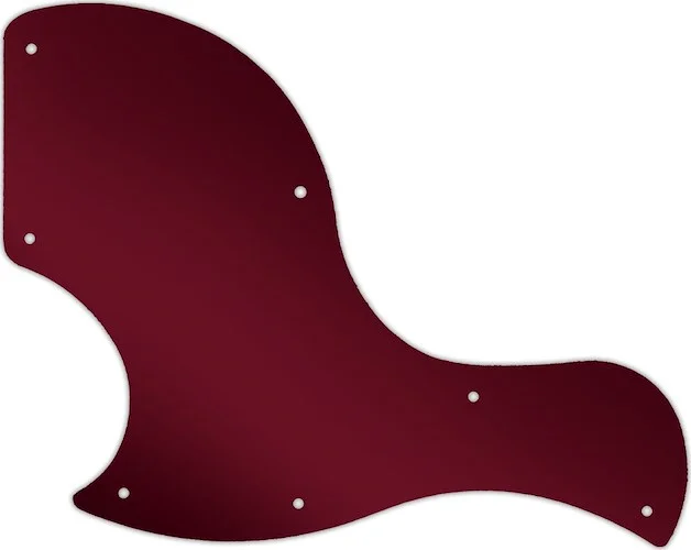 WD Custom Pickguard For Left Hand Gibson 2018 SG Junior #10R Red Mirror