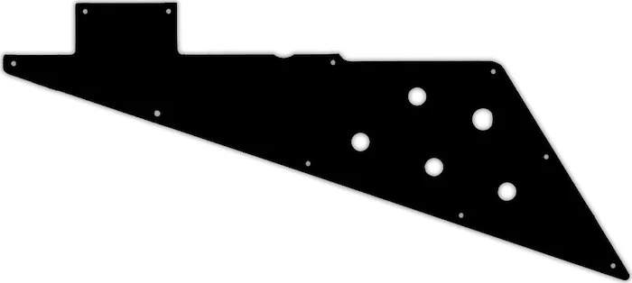 WD Custom Pickguard For Left Hand Gibson 2019-Present Original Collection Flying V #09 Black/White/Black/White