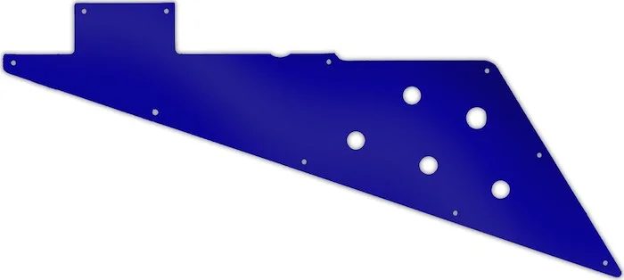 WD Custom Pickguard For Left Hand Gibson 2019-Present Original Collection Flying V #10DBU Dark Blue Mirror