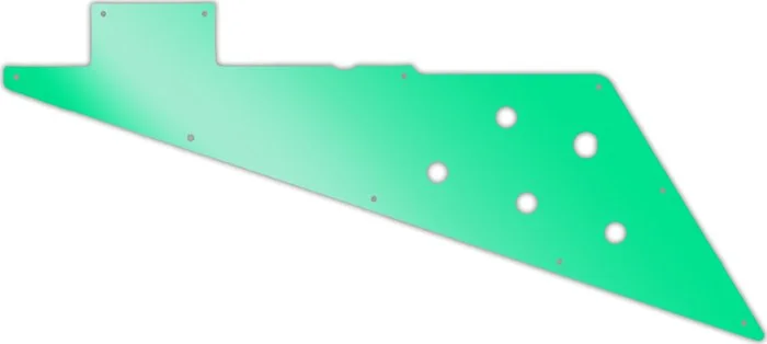 WD Custom Pickguard For Left Hand Gibson 2019-Present Original Collection Flying V #10GR Green Mirror