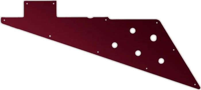 WD Custom Pickguard For Left Hand Gibson 2019-Present Original Collection Flying V #10R Red Mirror