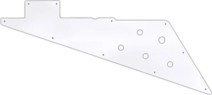 WD Custom Pickguard For Left Hand Gibson 2019-Present Original Collection Flying V #45 Clear Acrylic