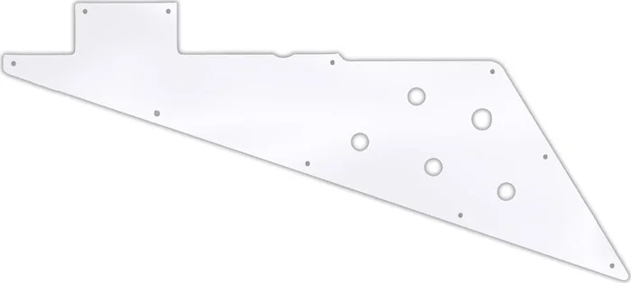 WD Custom Pickguard For Left Hand Gibson 2019-Present Original Collection Flying V #45T Clear Acrylic Thin