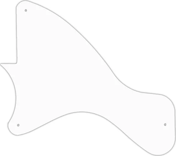 WD Custom Pickguard For Left Hand Gibson 2019-Present Original Collection Les Paul Junior #02T White Thin