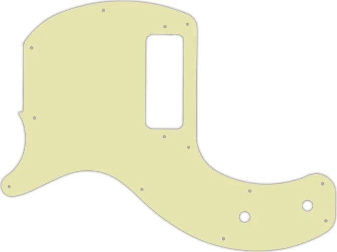 WD Custom Pickguard For Left Hand Gibson 2019-Present Les Paul Junior Tribute DC #34S Mint Green Solid