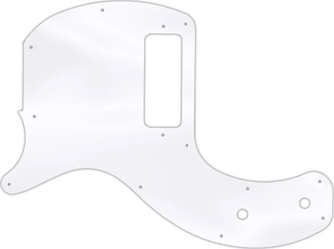 WD Custom Pickguard For Left Hand Gibson 2019-Present Les Paul Junior Tribute DC #45 Clear Acrylic