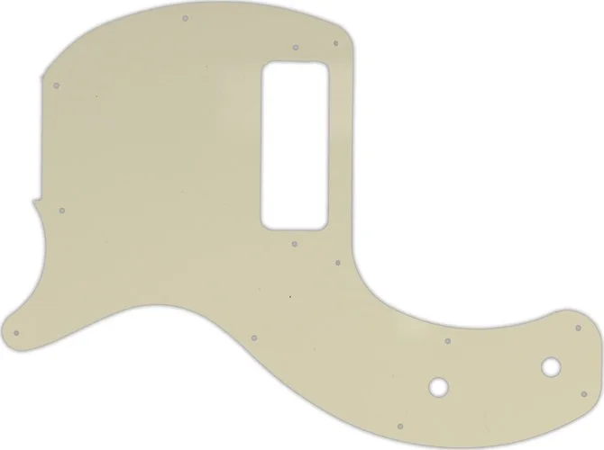 WD Custom Pickguard For Left Hand Gibson 2019-Present Les Paul Junior Tribute DC #55 Parchment 3 Ply