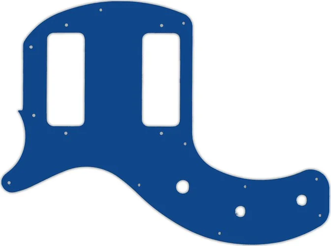 WD Custom Pickguard For Left Hand Gibson 2019 Les Paul Special Tribute Double Cut #08 Blue/White/Blue