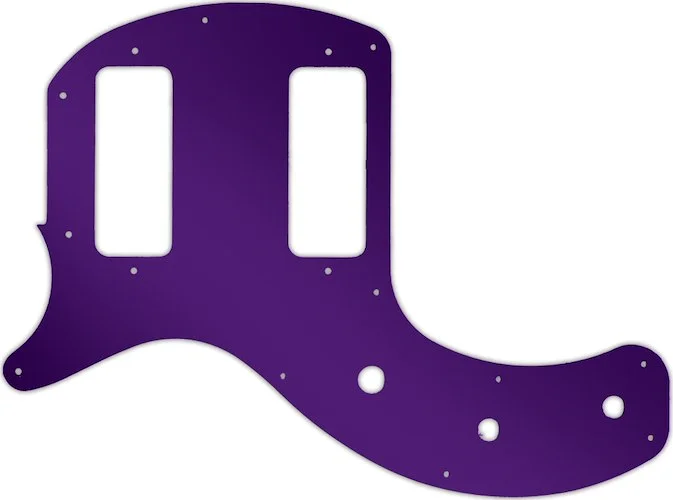 WD Custom Pickguard For Left Hand Gibson 2019 Les Paul Special Tribute Double Cut #10PR Purple Mirror