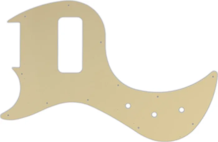 WD Custom Pickguard For Left Hand Gibson 5 String EB5 Bass #06 Cream