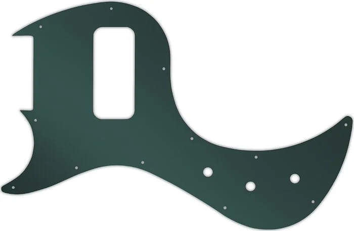 WD Custom Pickguard For Left Hand Gibson 5 String EB5 Bass #10S Smoke Mirror