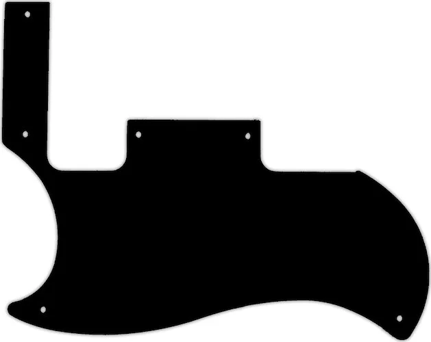 WD Custom Pickguard For Left Hand Gibson 50th Anniversary Pete Townshend SG Special #01 Black