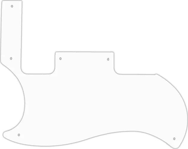 WD Custom Pickguard For Left Hand Gibson 50th Anniversary Pete Townshend SG Special #02 White