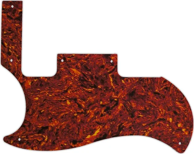 WD Custom Pickguard For Left Hand Gibson 50th Anniversary Pete Townshend SG Special #05P Tortoise Shell/Parchm