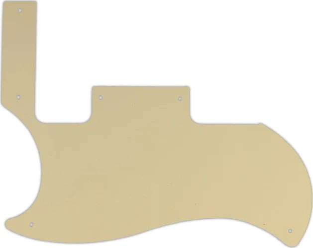 WD Custom Pickguard For Left Hand Gibson 50th Anniversary Pete Townshend SG Special #06 Cream