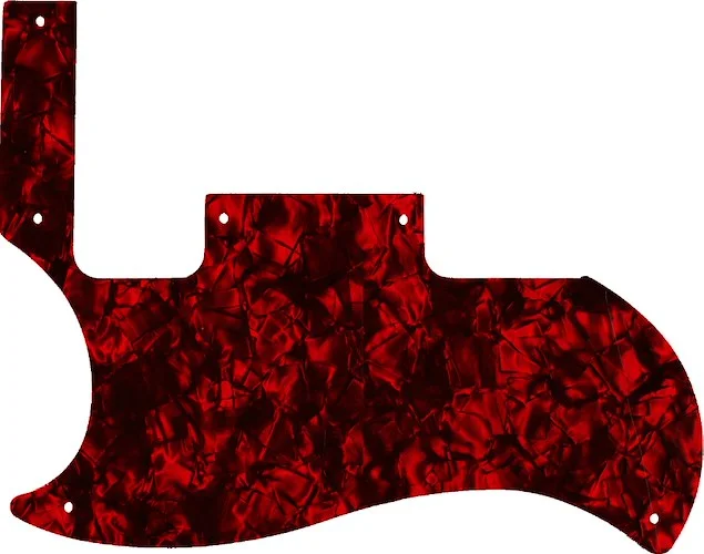 WD Custom Pickguard For Left Hand Gibson 50th Anniversary Pete Townshend SG Special #28DRP Dark Red Pearl/Black/White/Black