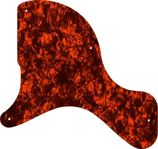 WD Custom Pickguard For Left Hand Gibson Billie Joe Armstrong Signature Les Paul Junior #28OP Orange Pearl/Black/White/Black