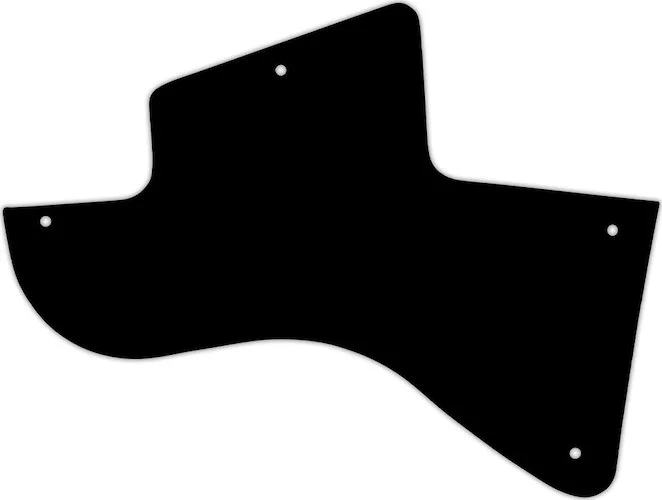 WD Custom Pickguard For Left Hand Gibson Les Paul Special #39 Black/Black/Cream/Black