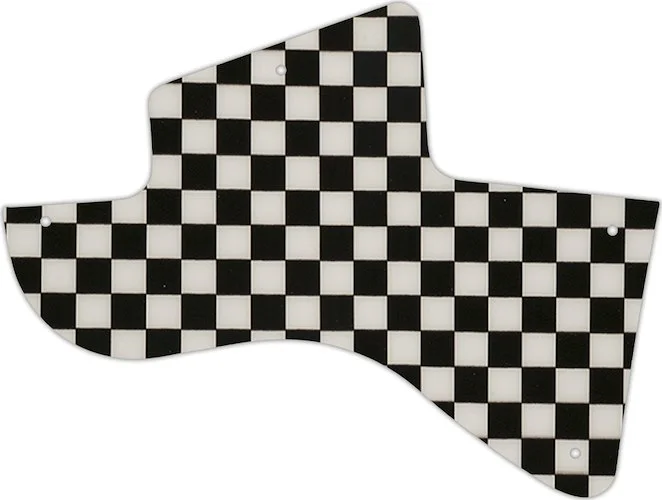 WD Custom Pickguard For Left Hand Gibson Les Paul Special #CK01 Checkerboard Graphic