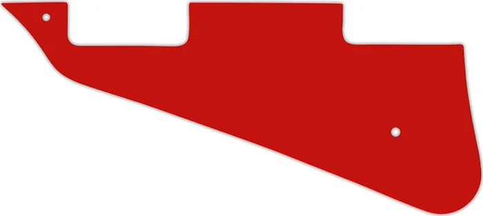 WD Custom Pickguard For Left Hand Gibson Les Paul Standard Or Les Paul Custom #07S Red Solid