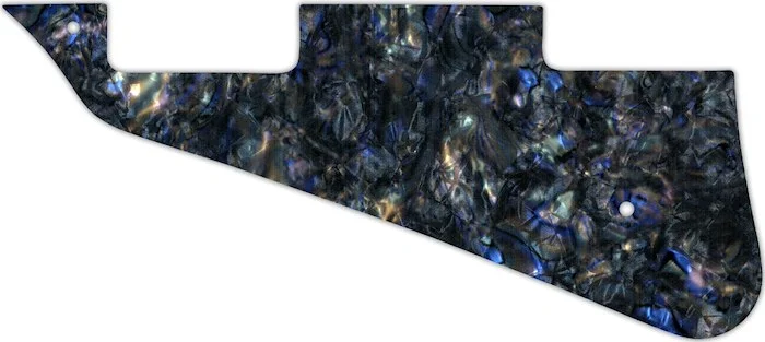 WD Custom Pickguard For Left Hand Gibson Les Paul Standard Or Les Paul Custom #35 Black Abalone