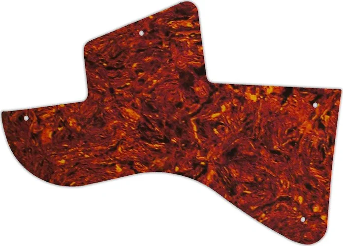WD Custom Pickguard For Left Hand Gibson Les Paul Junior Special Humbucker #05P Tortoise Shell/Parchment