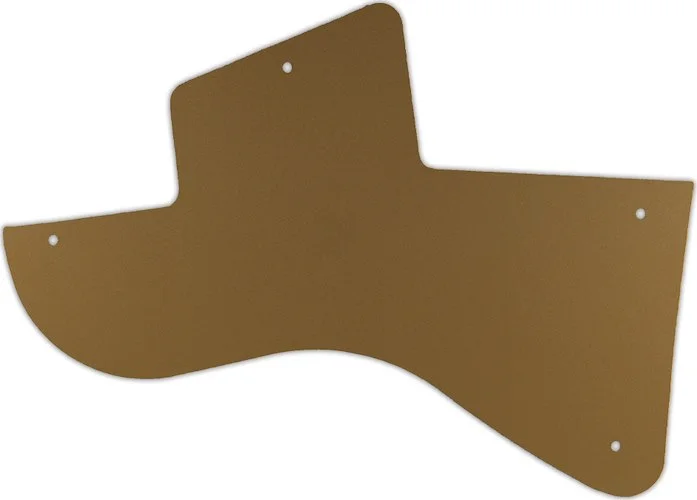 WD Custom Pickguard For Left Hand Gibson Les Paul Junior Special Humbucker #59 Gold/Clear/Gold