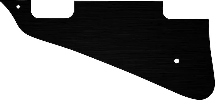 WD Custom Pickguard For Left Hand Gibson Les Paul Deluxe #27T Simulated Black Anodized Thin